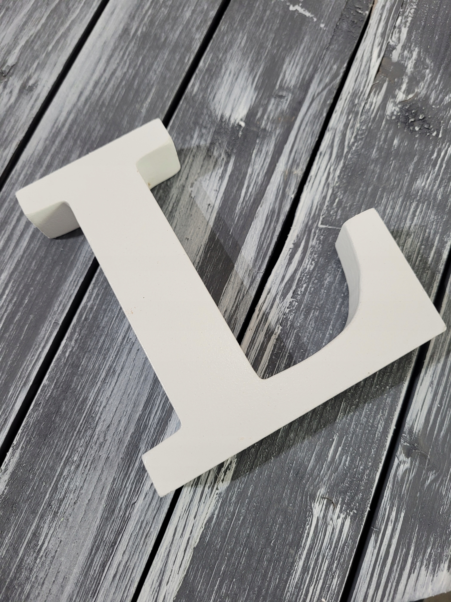 Litera "K" 15 cm inicjał imię ozdoba weselna ślubna narodziny dziecka Marka Trend Deco