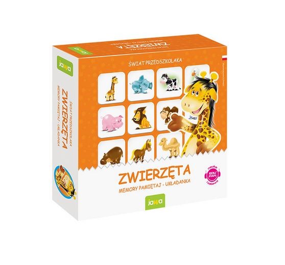 JAWA Gra Memory Zwierzęta Mini