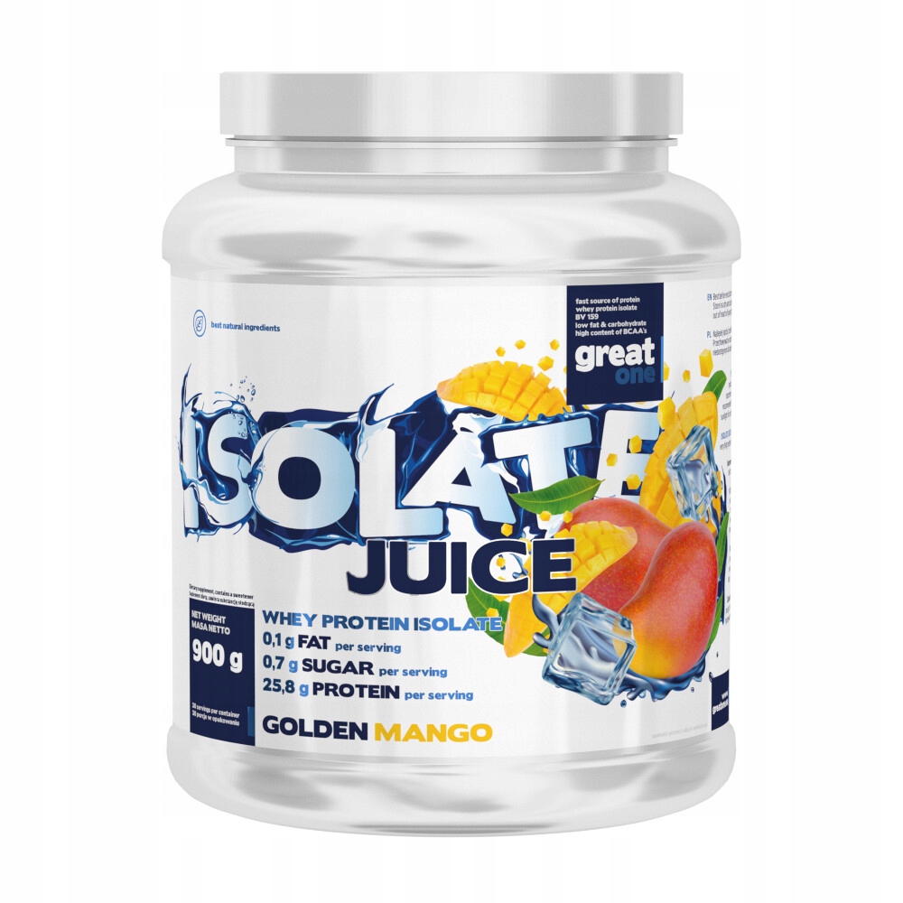 Proteinový izolát Wpi Isolate Juice 900 g, příchuť Mango