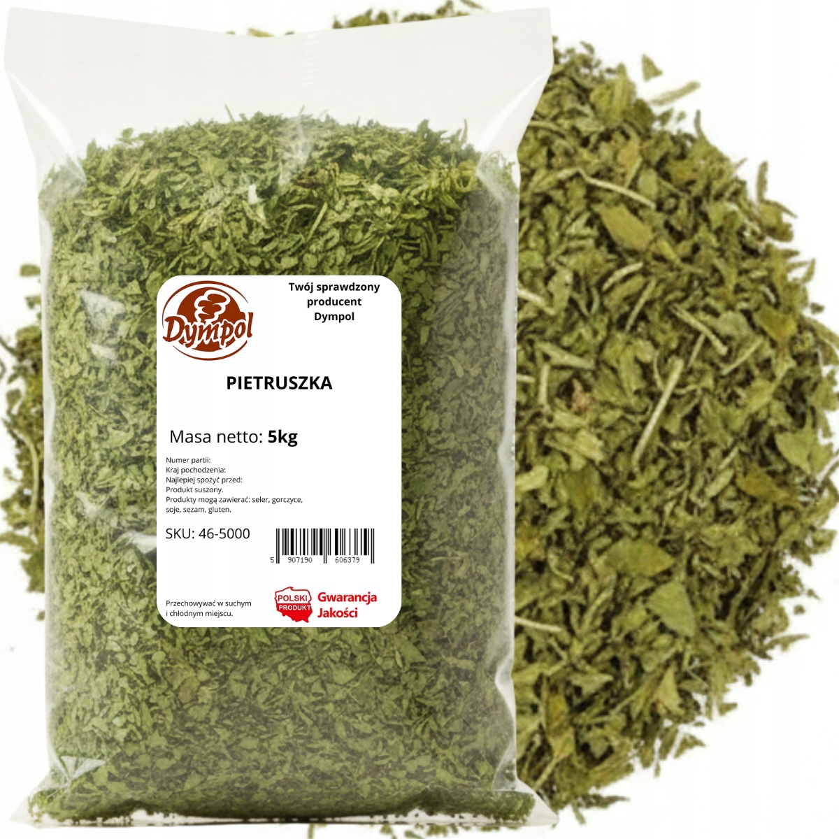 Petržka Natka Sušený list Přírodní nať Bylinky Kvalita Premium 5 kg