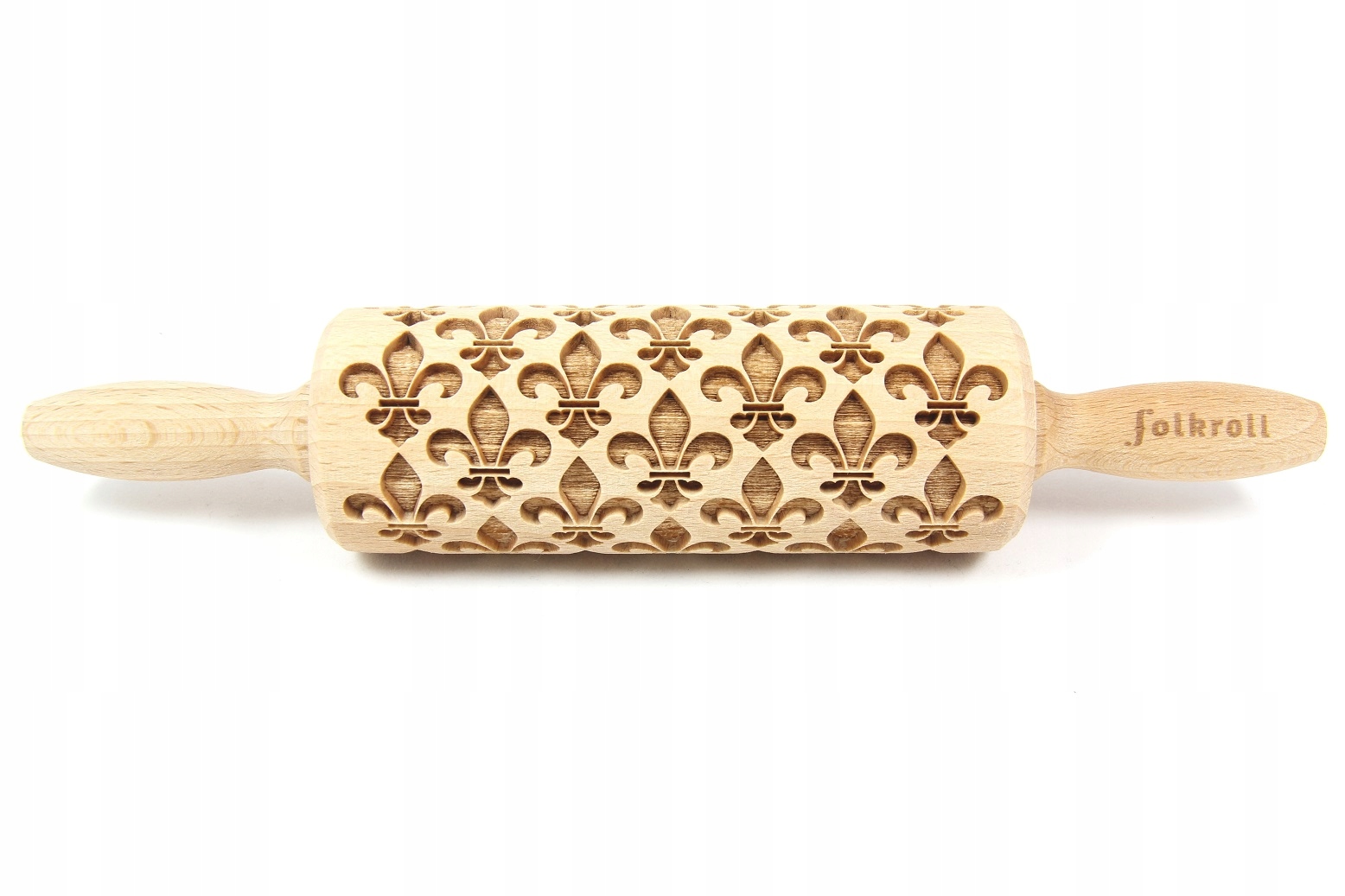 Wałek grawerowany wzór KWIAT LILII, junior