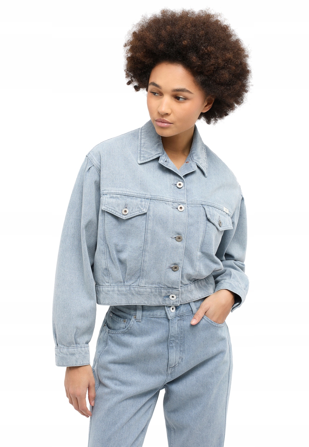 Mustang Dámská Džínová Bunda Katana Oversize M