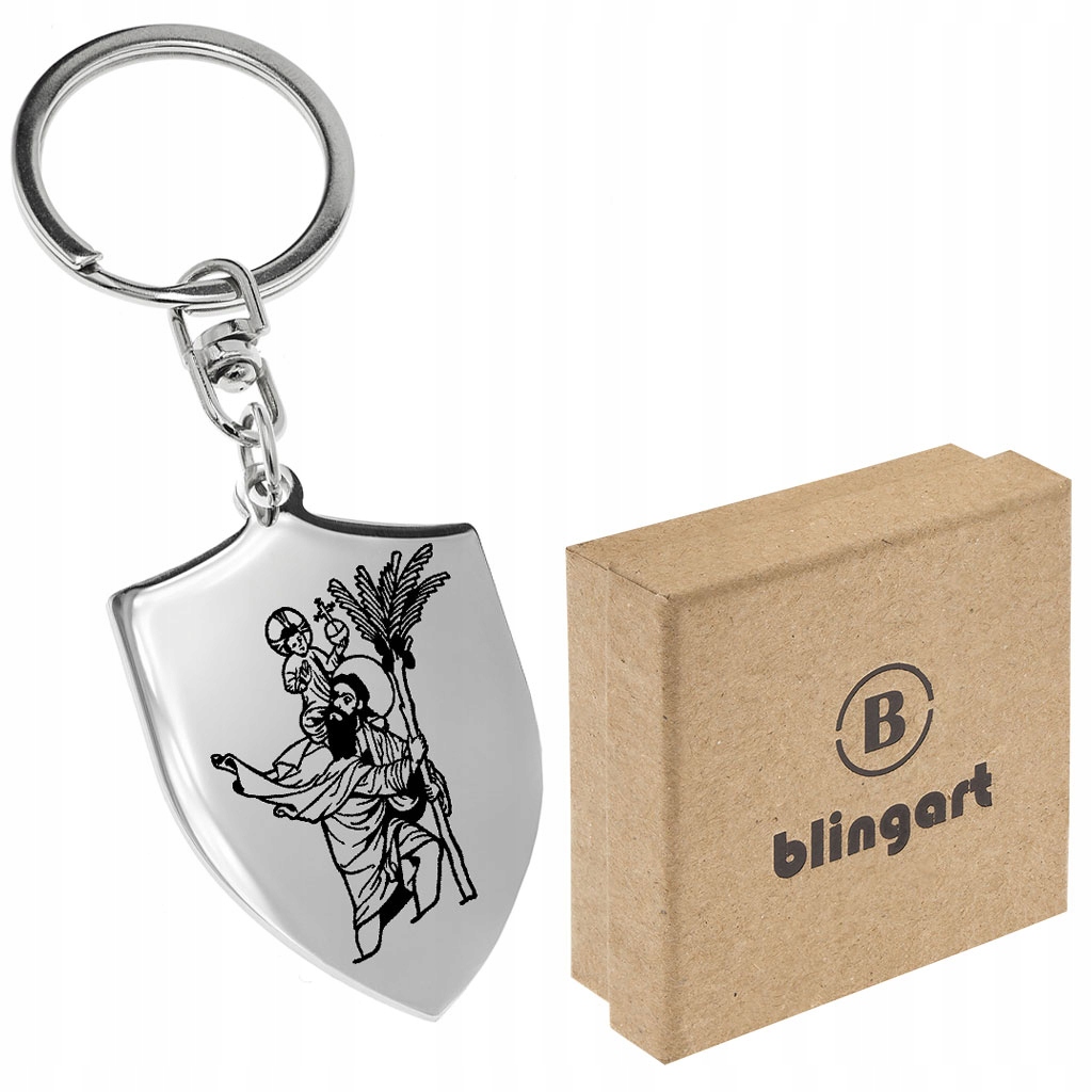 

Brelok do kluczy z Grawerem zawieszka prezent stal