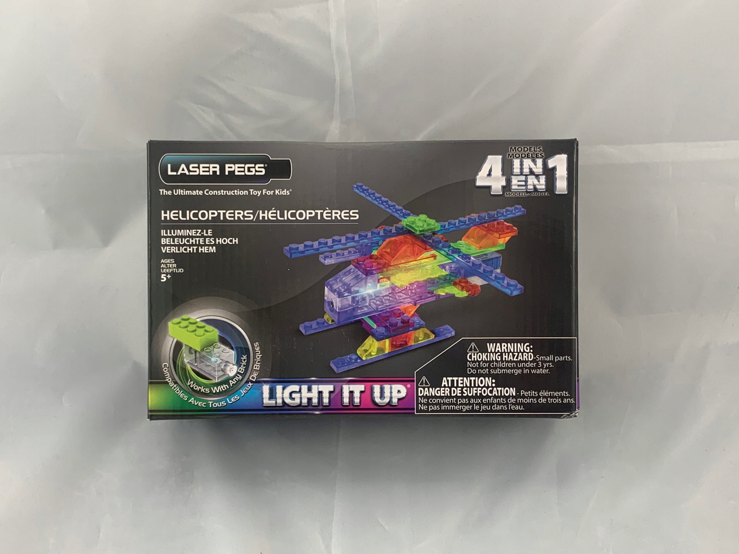 Klocki konstrukcyjne Laser Pegs 4 in 1 Helicopter