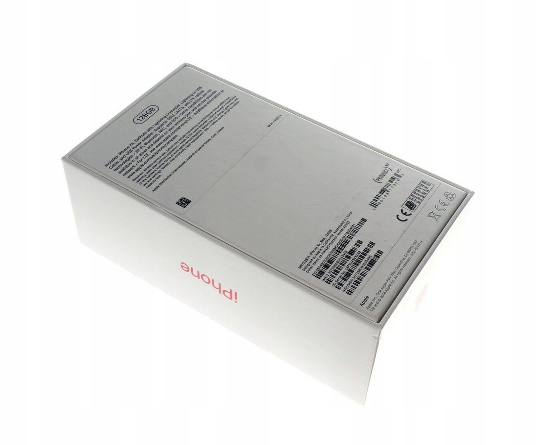 Pudełko Apple iPhone XR 256GB red A2105 ORYG Dedykowany model iPhone XR