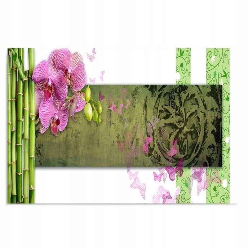 Polský Obraz na plátně Orchidej a bambusy 80x60