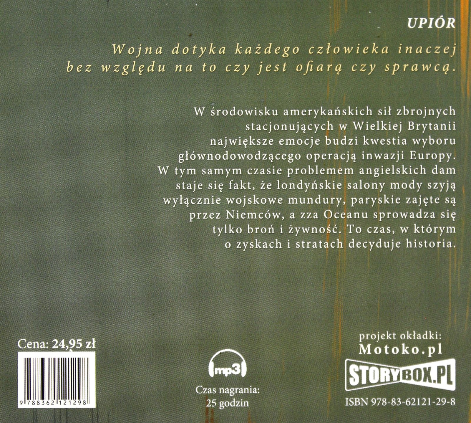 UPIÓR - LEONARD ZAGÓRSKI [AUDIOBOOK] [CD-MP3] Stan opakowania oryginalne