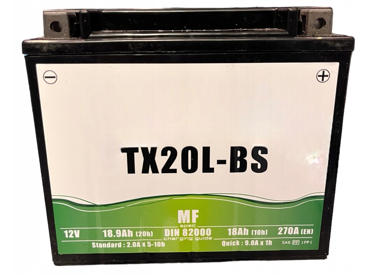 Akumulator żelowy 18Ah 300A 12V P+ YTX20L-BS Gel