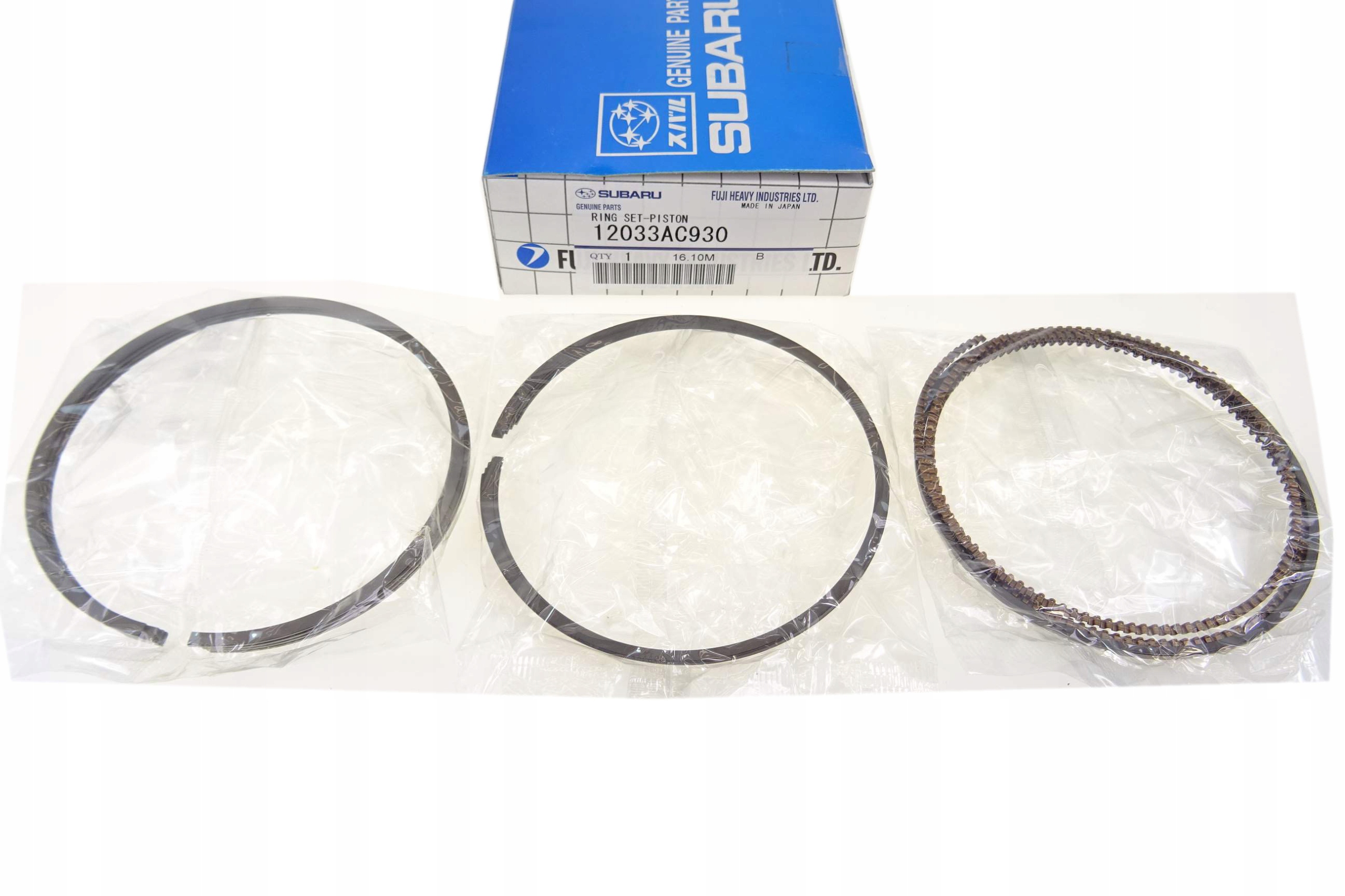 PIERŚCIENIE TŁOKOWE SUBARU LEGACY OUTBACK IMPREZA FORESTER XV FB25 2.5L