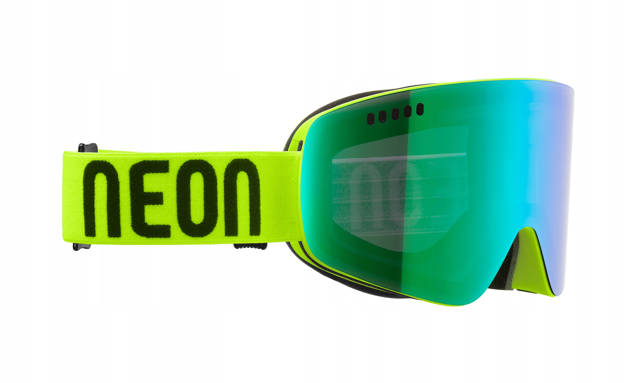 Lyžařské Brýle Neon Vertical Yellow Mirror Blue CAT2