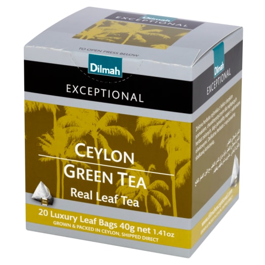 Dilmah Exceptional Čaj Perfect Green Tea 20 sáčků ex.
