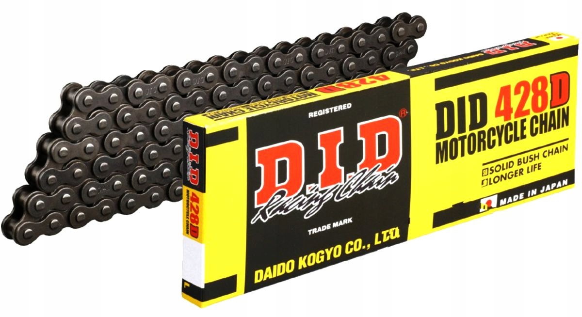 Hnací řetěz DID 428D 102 články Honda Cb 125