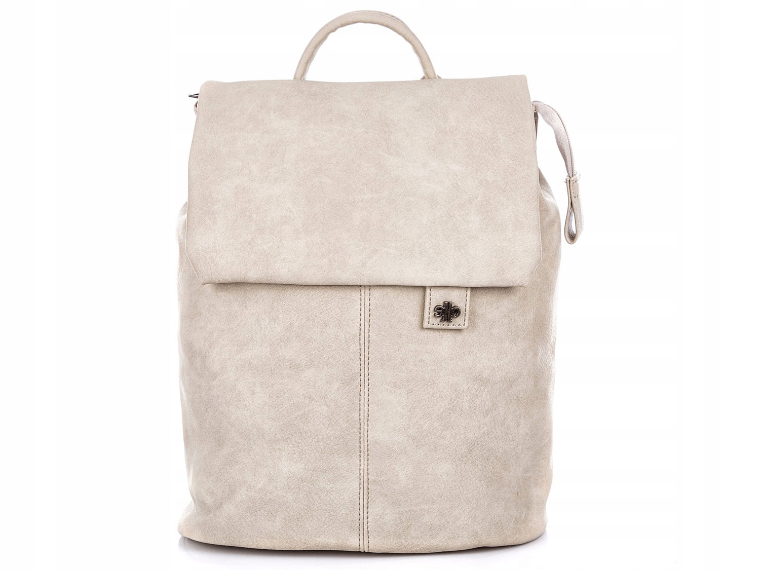 Elegantní batoh z ekologické kůže s klopou A4 do práce