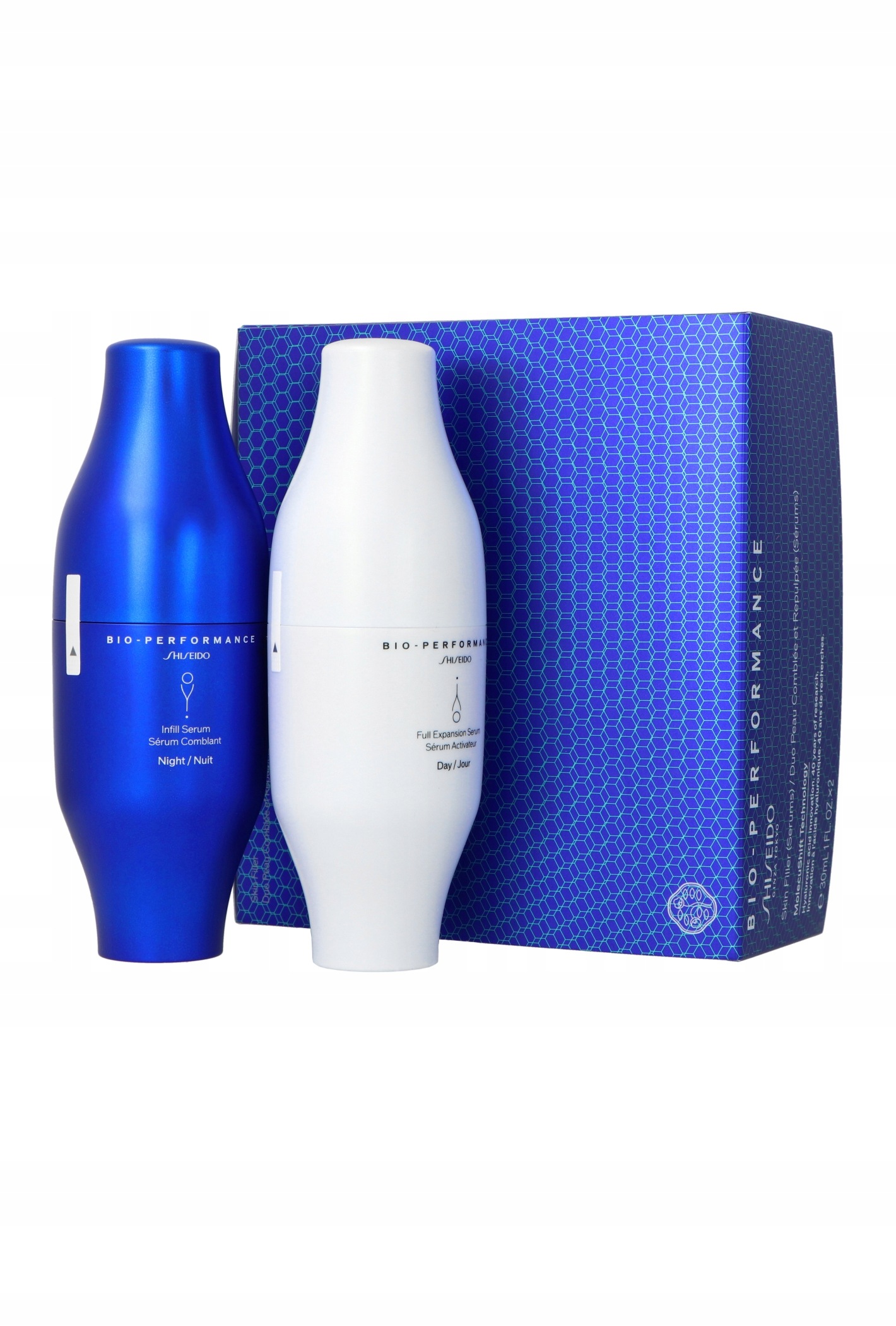 Sada Shiseido Bio-Performance Skin Filler – vyplňující sérum 30 ml noční sérum (infusion)