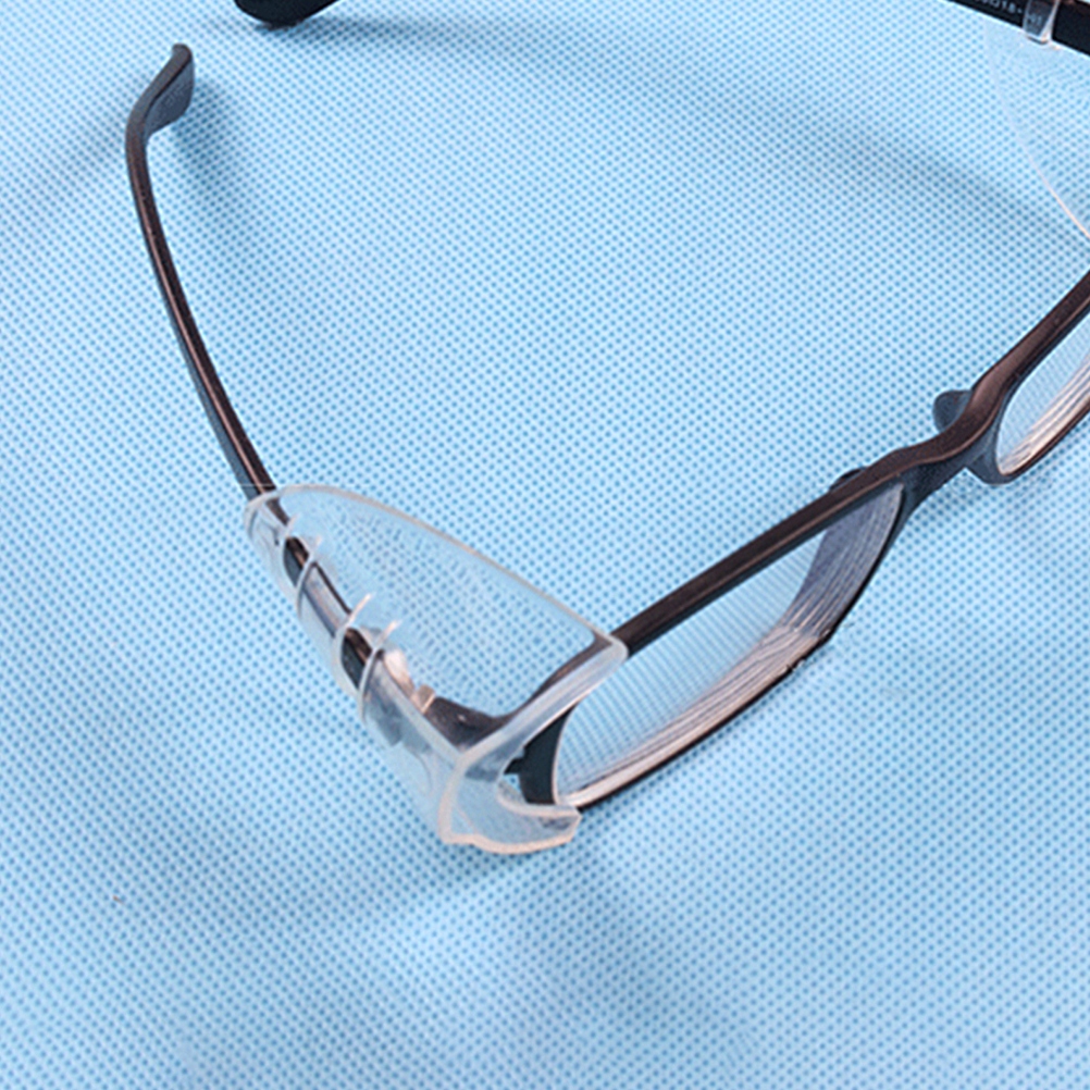 OKULARY OSŁONA BOCZNA PRZEZROCZYSTE 4 PARY Marka bez marki