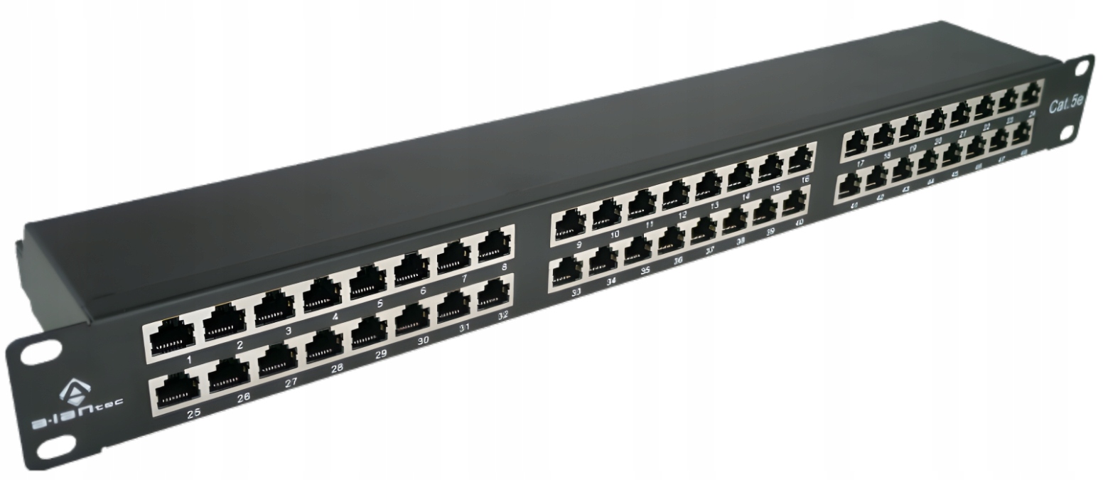 Alantec Patchpanel PK049 Rack 19" 1U 48 portů 5e