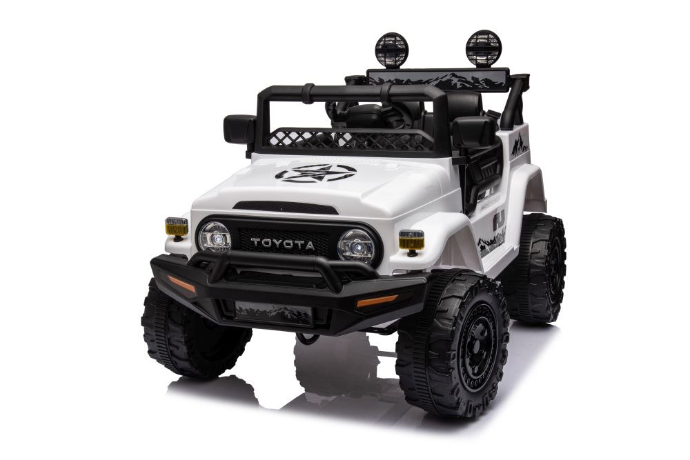 Auto Na Akumulator Toyota Fj Biała 4x4 Lean Cars