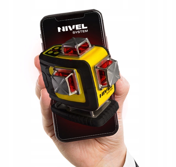 NIVEL SYSTEM CL4D-R LASER CZERWONY ZESTAW CLS4 Kolor lasera czerwony