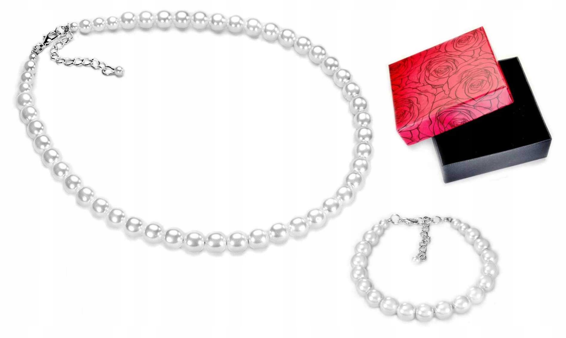 

Komplet Biżuterii Białe Perły Jablonex 3c