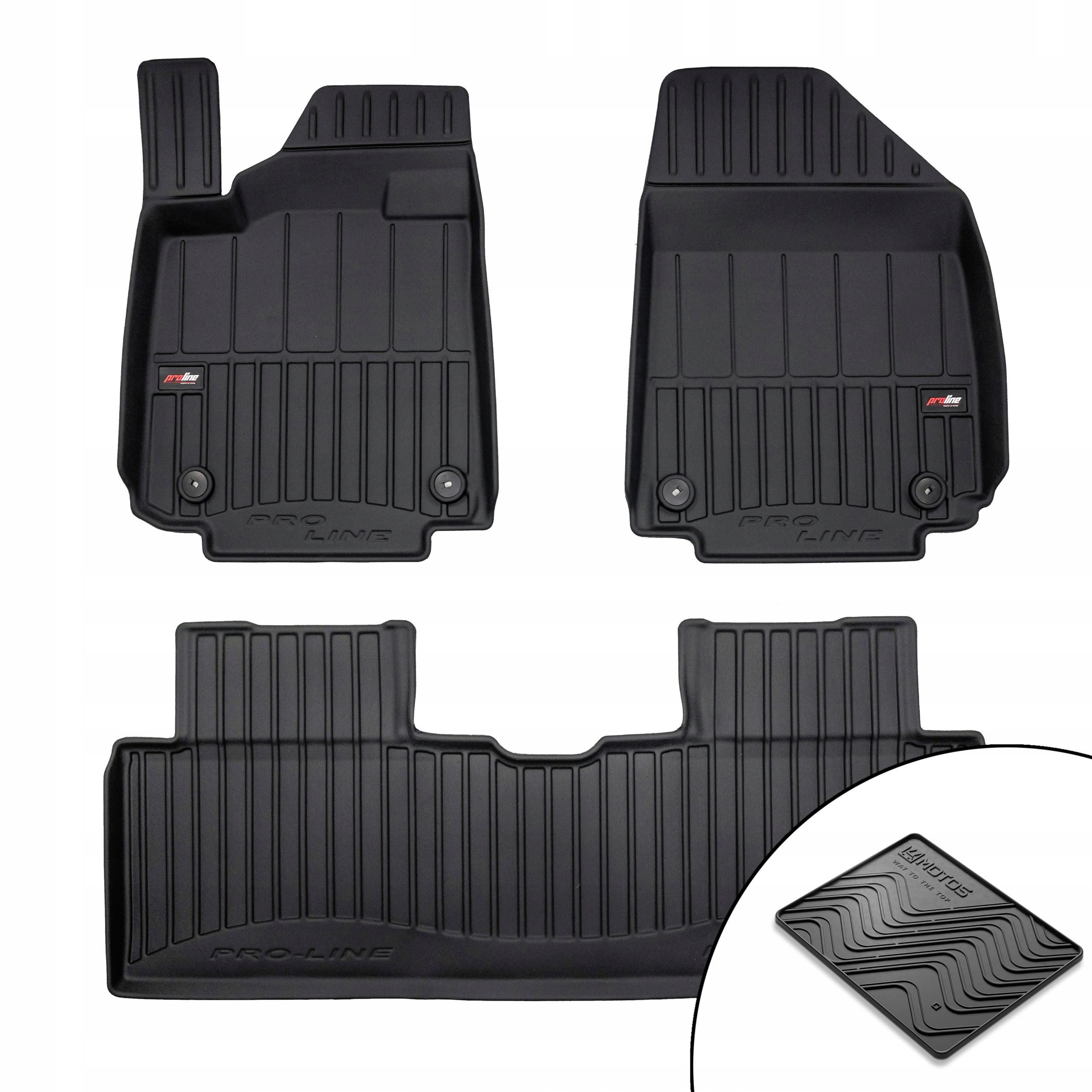 3D gumové rohože Hyundai Ioniq 6 od roku 2022 rohož zdarma