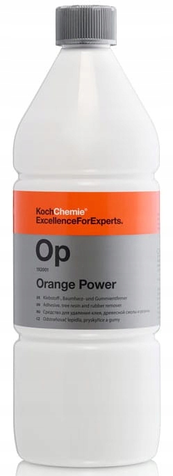 Koch Op Orange Power usuwa klej zywice graffiti 1L