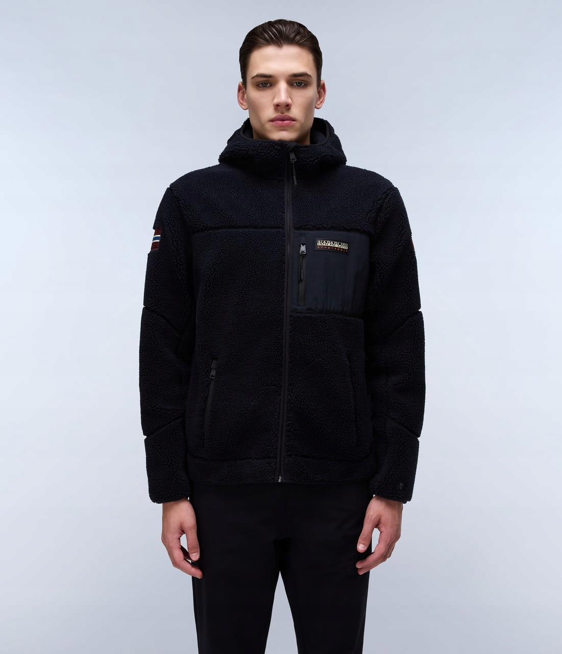 Pánská Mikina Napapijri Yupik Full-Zip 3 NA4GNS Black L