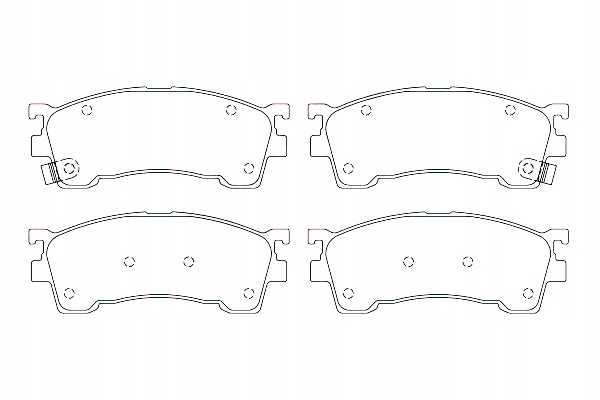 Breck колодки торм. mazda перед 626 91-/PROBE/323 98