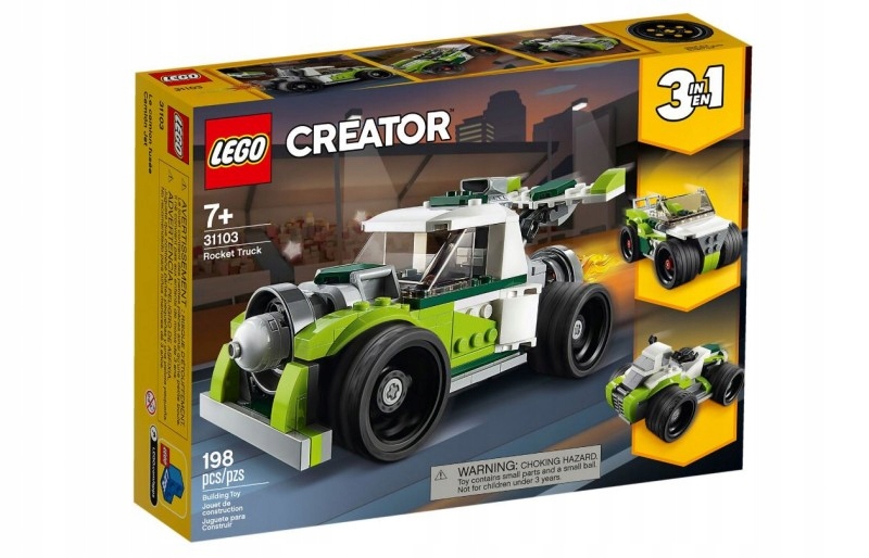 Lego 31103 Creator Raketové auto