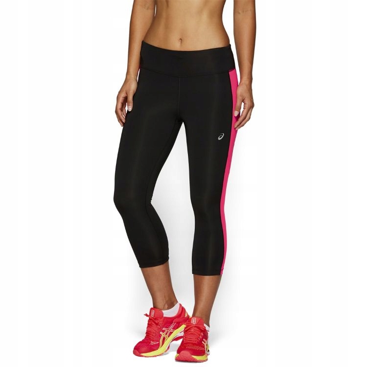 Asics Capri Tight | BLACK/LASER PINK Rozmiar XS