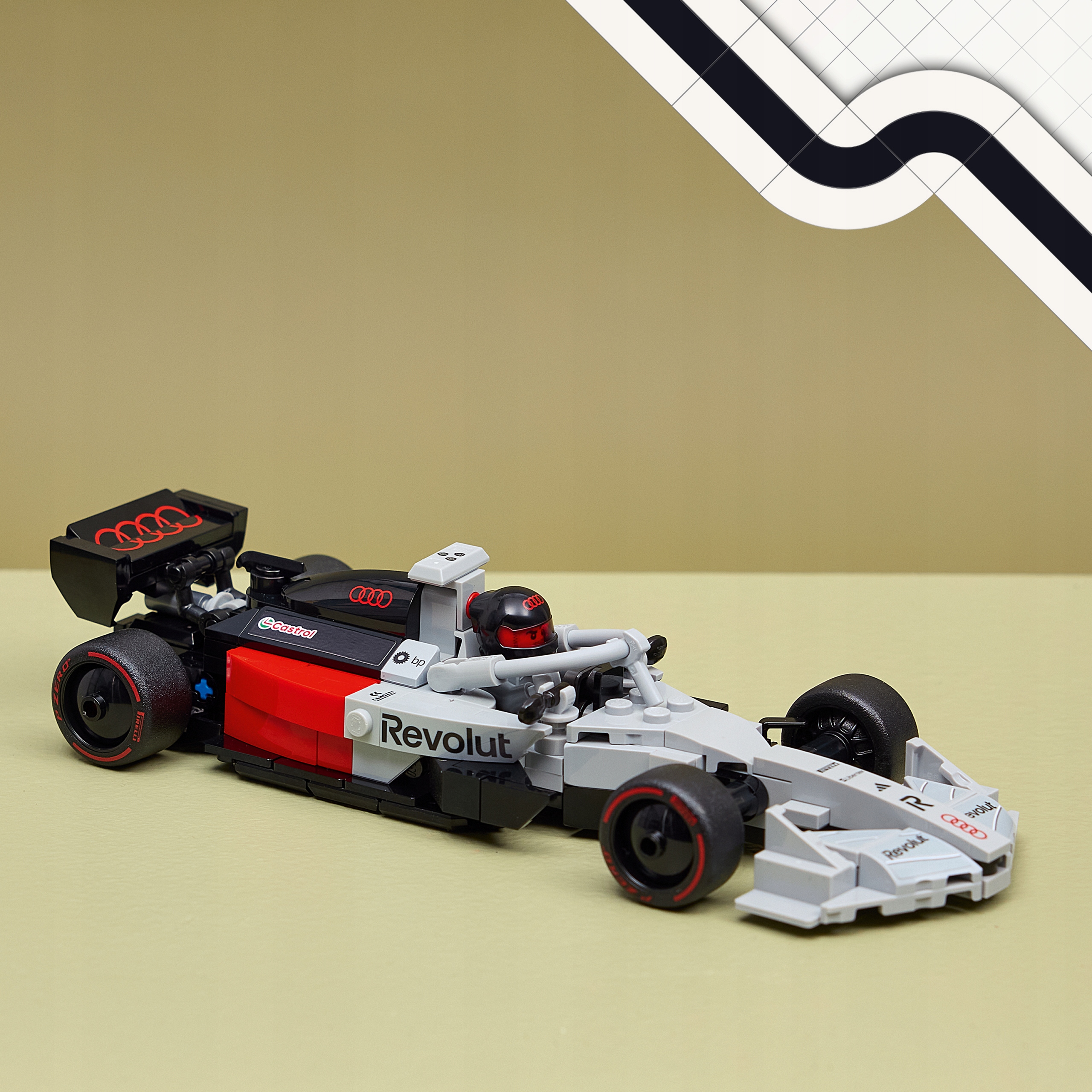 LEGO Speed ​​​​Champions 77259 Audi Revolut F1 Team R26 Гоночний автомобіль Формули-1 Марка LEGO