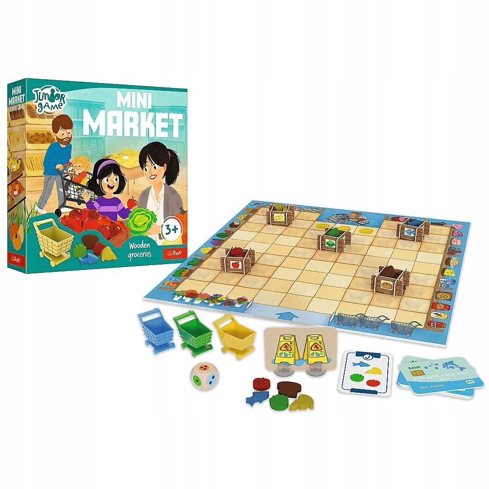 Gra Rodzinna Dla Dzieci Mini Market Junior Towarzyskie Gry Planszowe