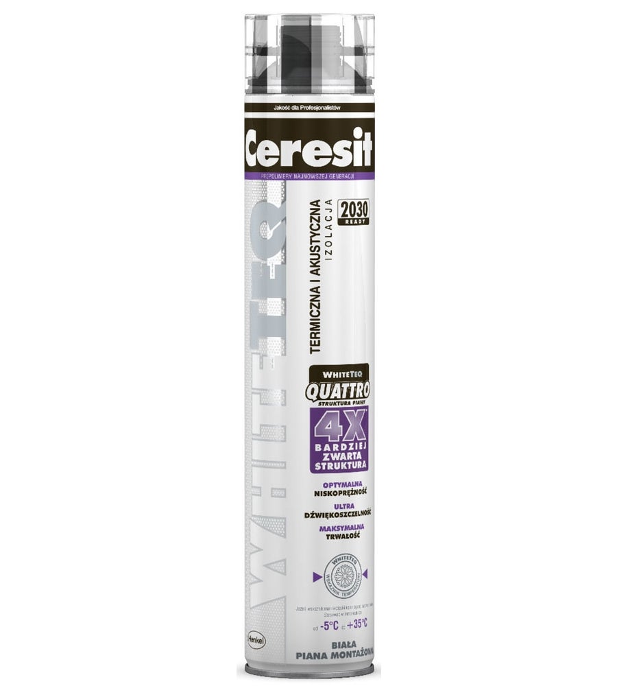 

Ceresit Whiteteq Quattro Piana Pistoletowa 750ML