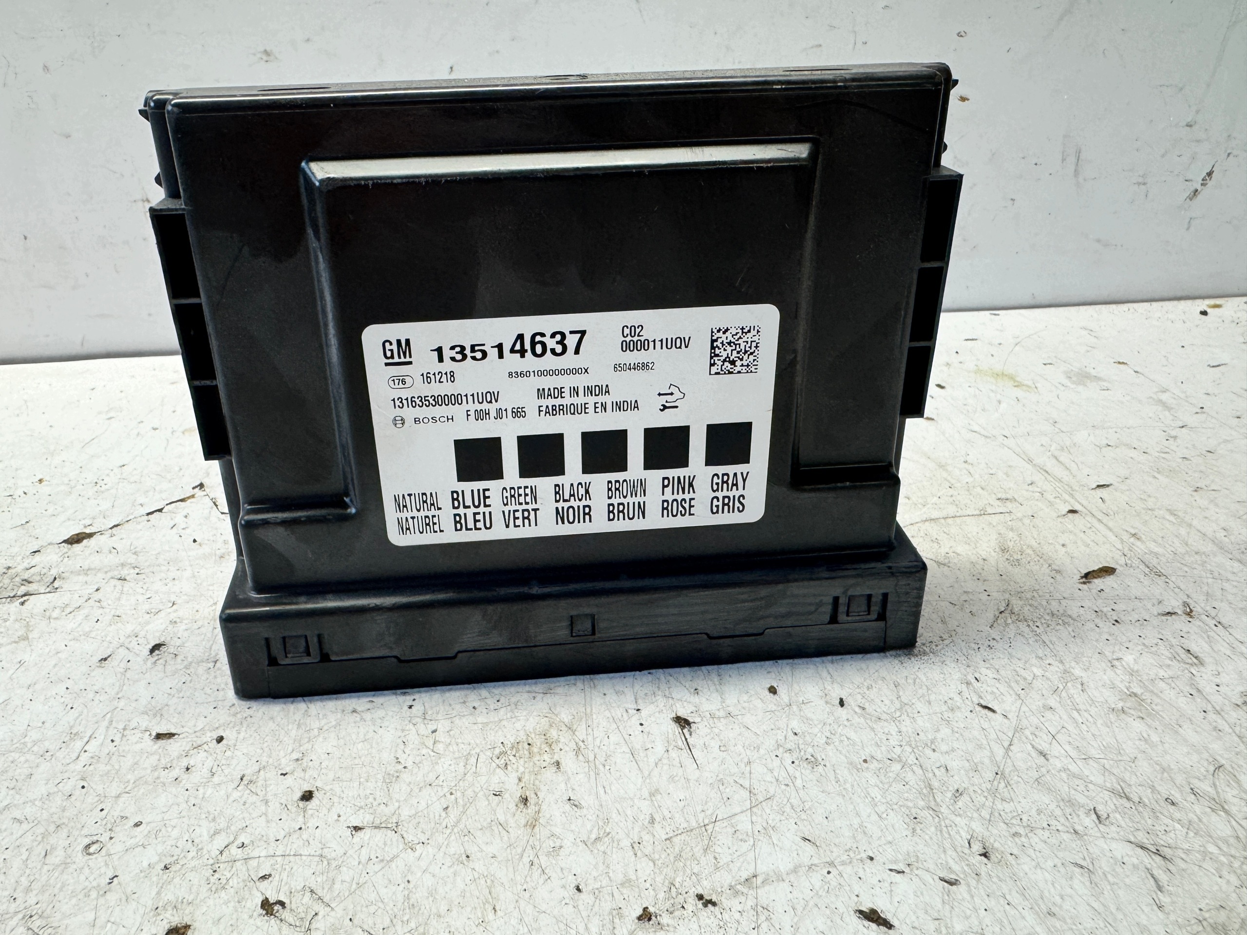 OPEL ASTRA K comfort control unit BCM 13514637