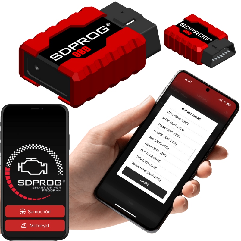 Yamaha Tester Diagnostyczny Interfejs do motocykli OBD2 Program Sdprog