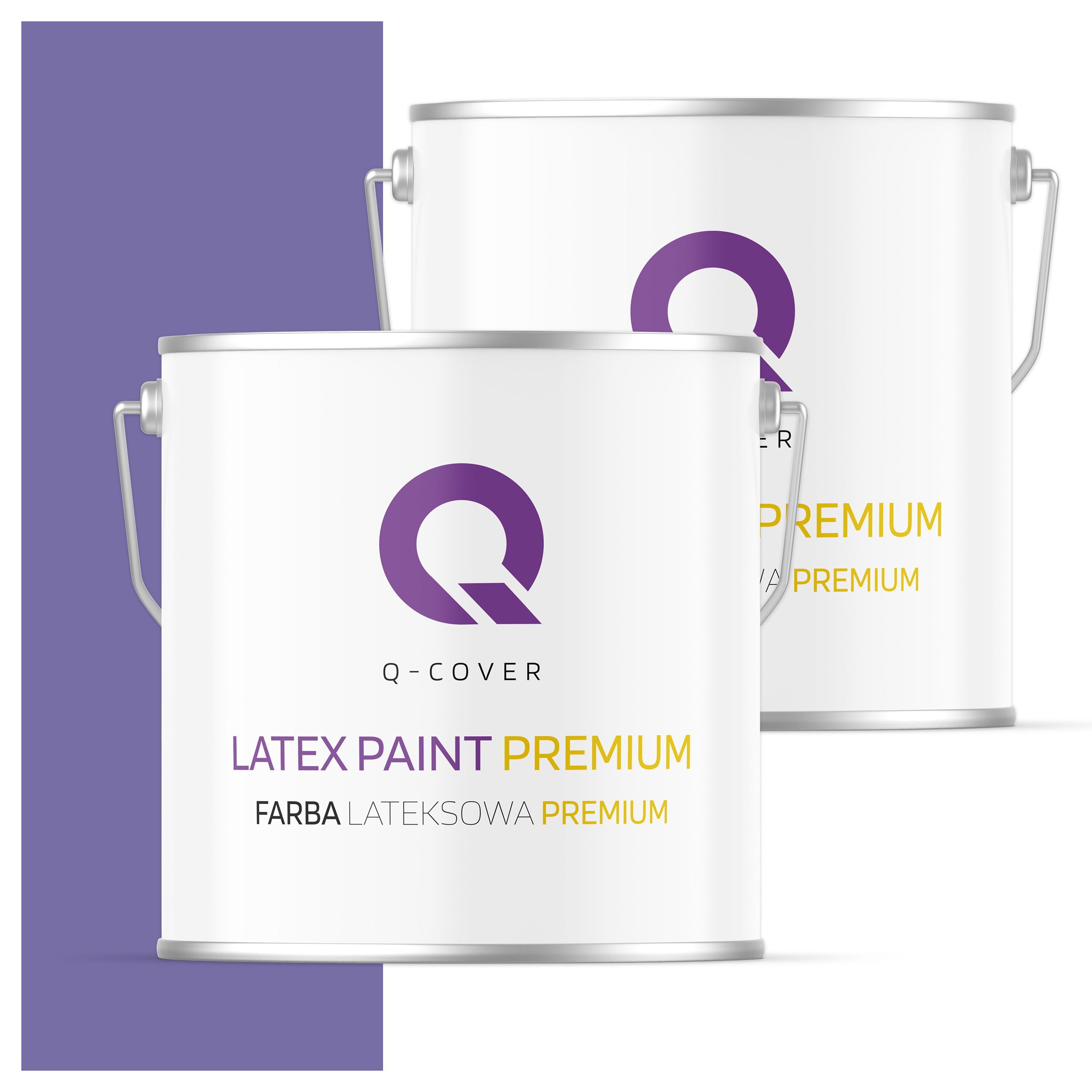 Umývateľná farba na steny stropov 5L Hlboká matná slivková H2618