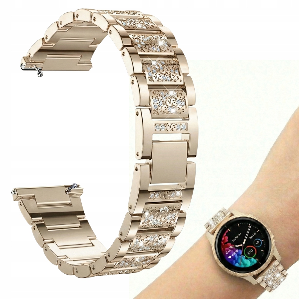 Damska Bransoleta Do Garmin Venu 2 Plus Sq SQ2 Forerunner 55 165 245 645 20