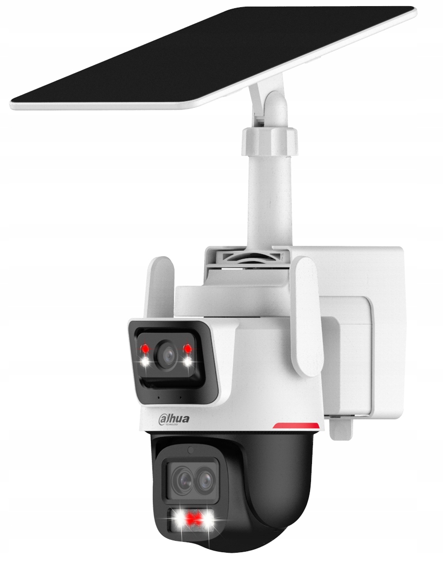 Otočná kamera Lte 4G Dahua Apollo 6MPx (3MP+3MP) WizColor Solárny panel