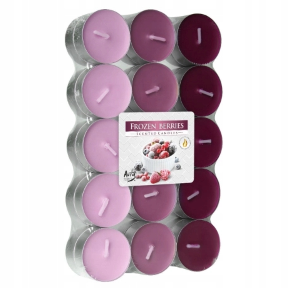 

Bispol Podgrzewacze świeczki tealight Jagody 30szt