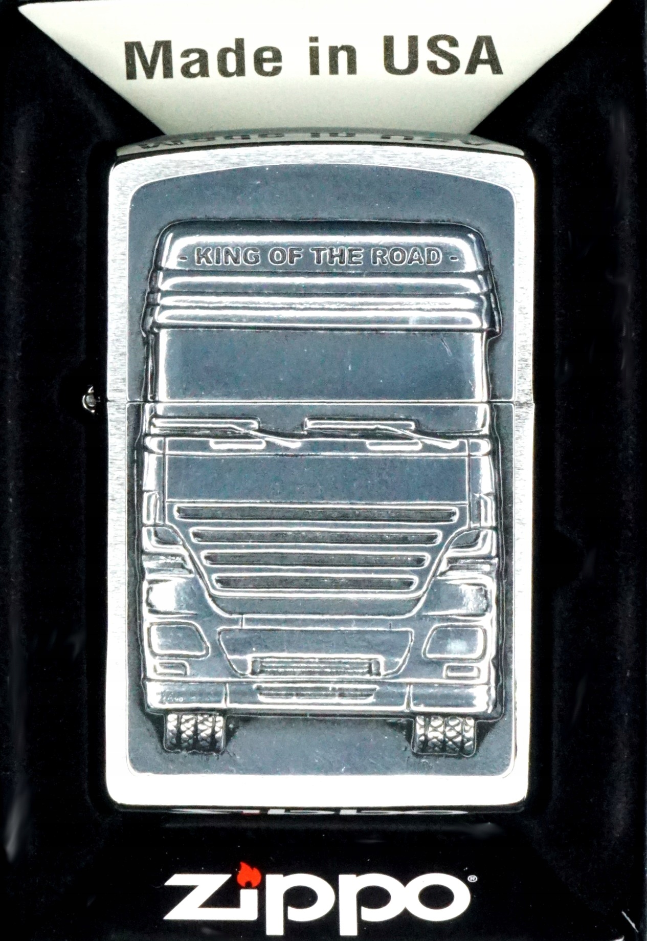Zippo King Of The Road Větruodolný benzínový Zapalovač
