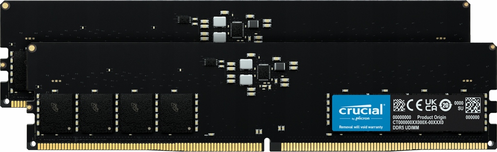 Crucial 32GB Kit DDR5 5600 CL46 CT2K16G56C46U5