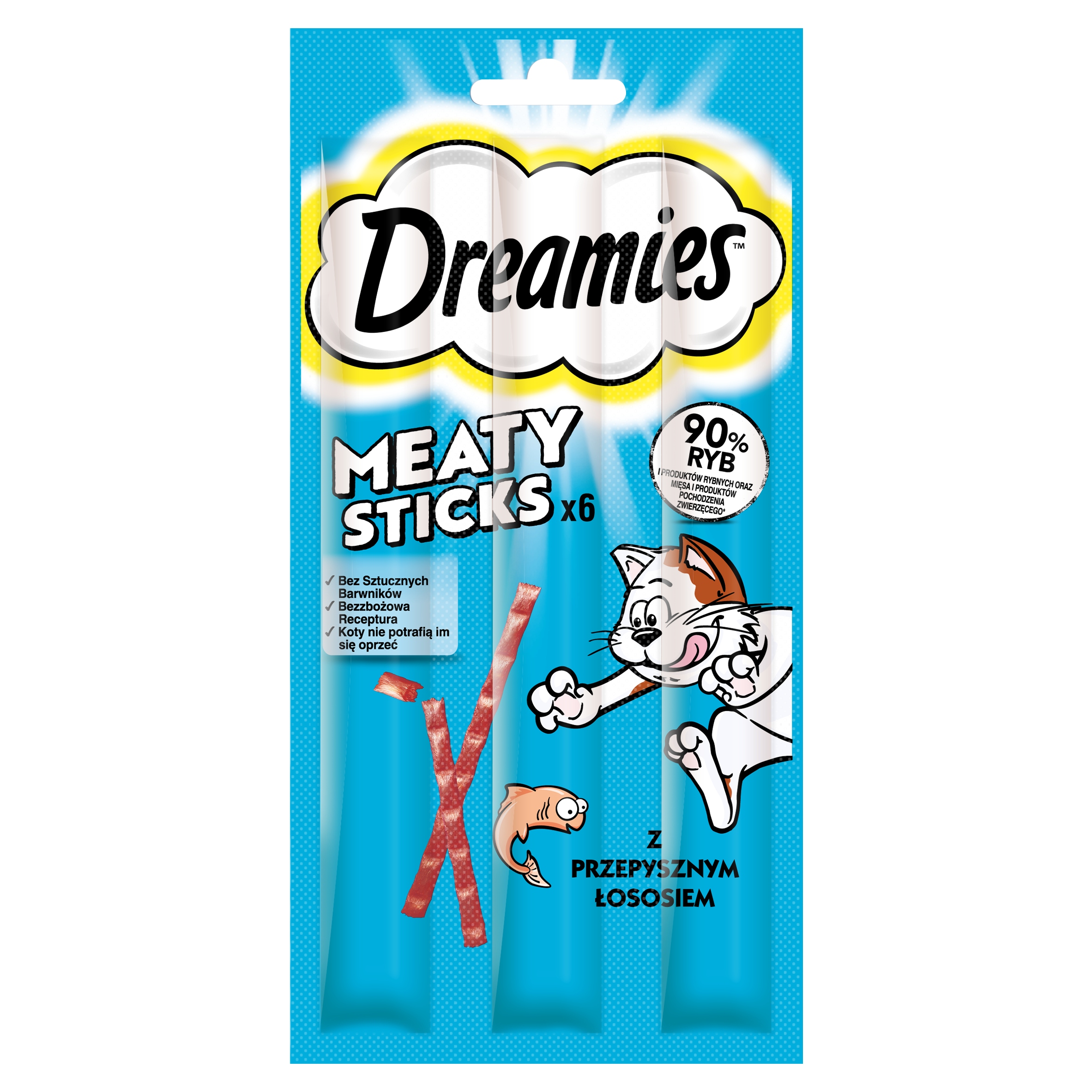 DREAMIES Meaty Sticks z Łososiem 30g