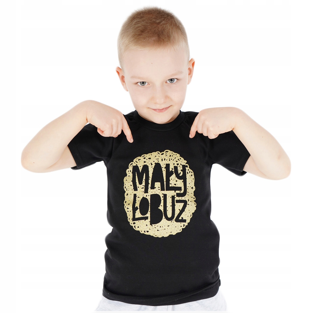 

T-shirt Bluzka Koszulka r92 Mały Łobuz Robik