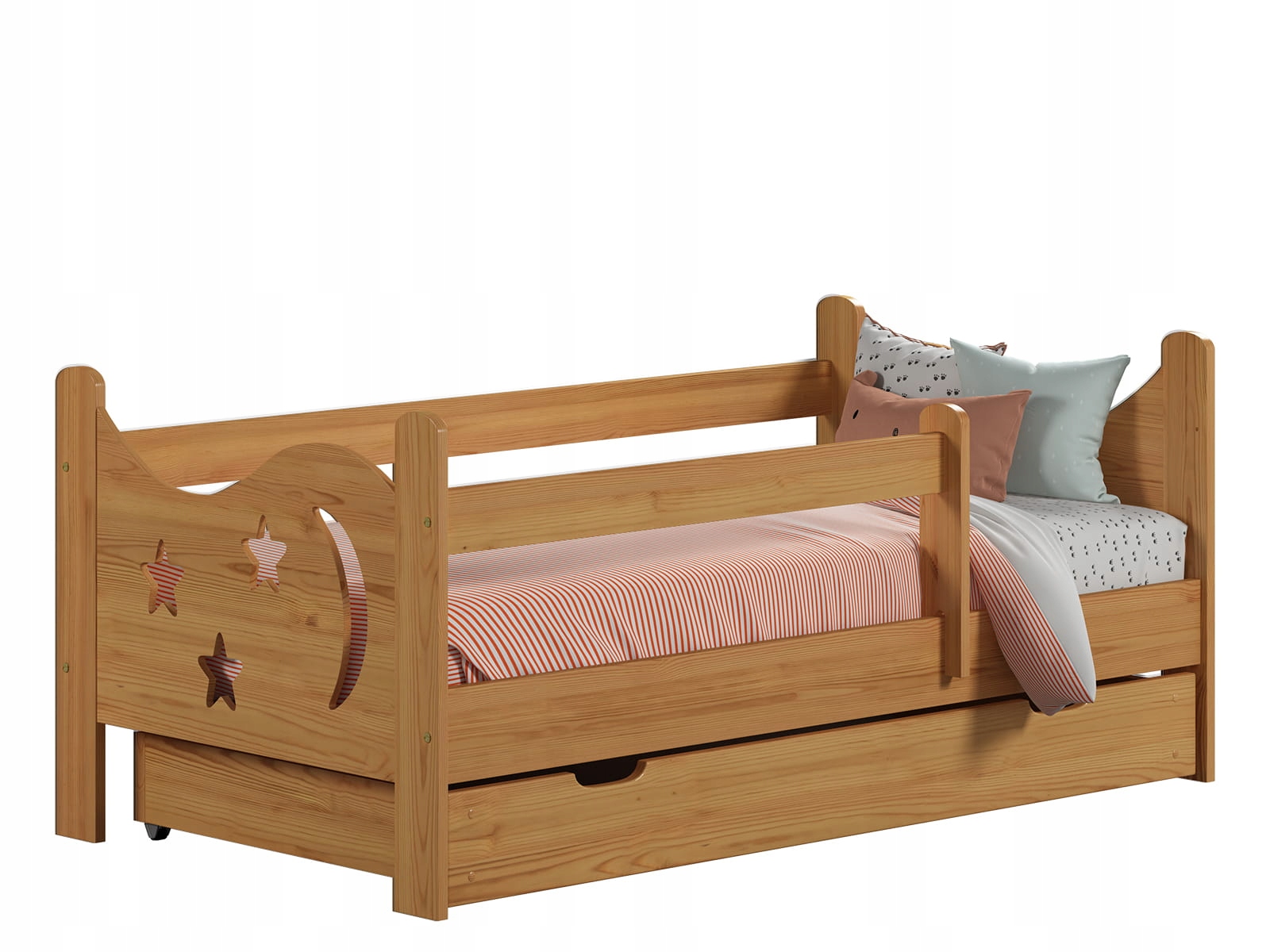 ŁÓŻKO DZIECIĘCE DREWNIANE DORA 160X80 OLCHA Kod producenta 14156