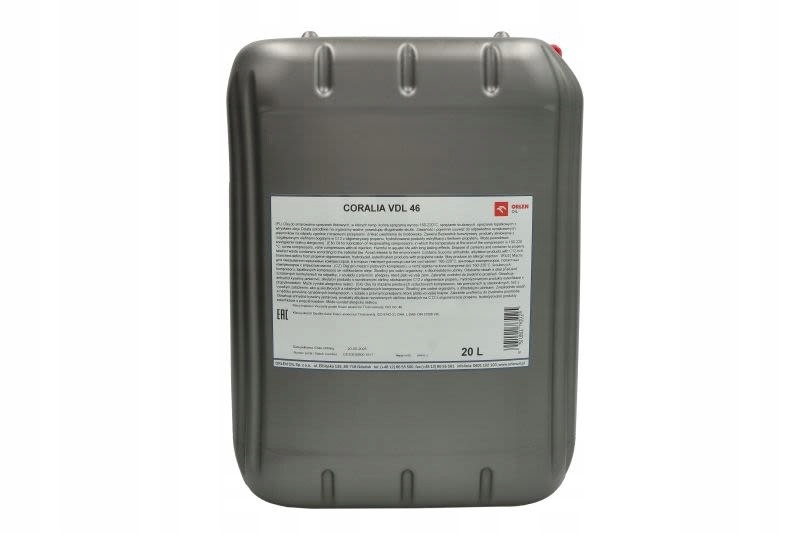 Kompresorový olej Coralia (20L) 46, Iso 6743-3L-DAA Orlen Coralia VDL 46 20L