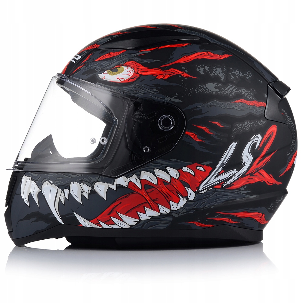 KASK MOTOCYKLOWY LS2 FF353 RAPID II KAIJU MATOWY SYSTEM PINLOCK ECER 22.06 Cechy dodatkowe deflektor nosa demontowalny podbródek osłona podbródka