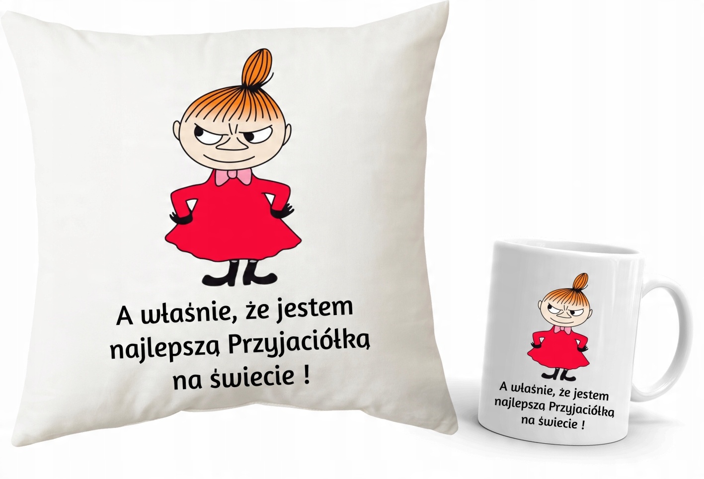 

Poduszka kubek dla Przyjaciółki Mała Mi tekst