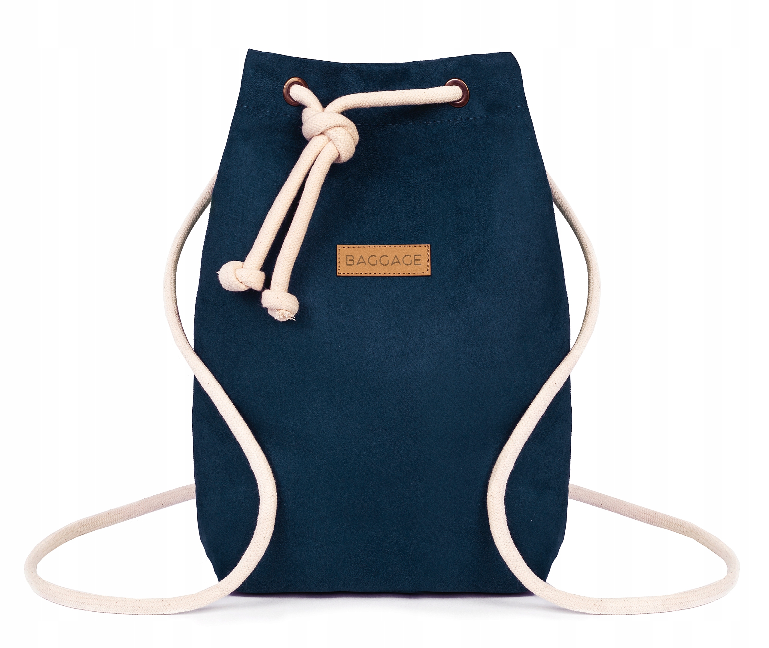 

Plecak Worek 2W1 Torebka Zamsz Baggage Granatowy