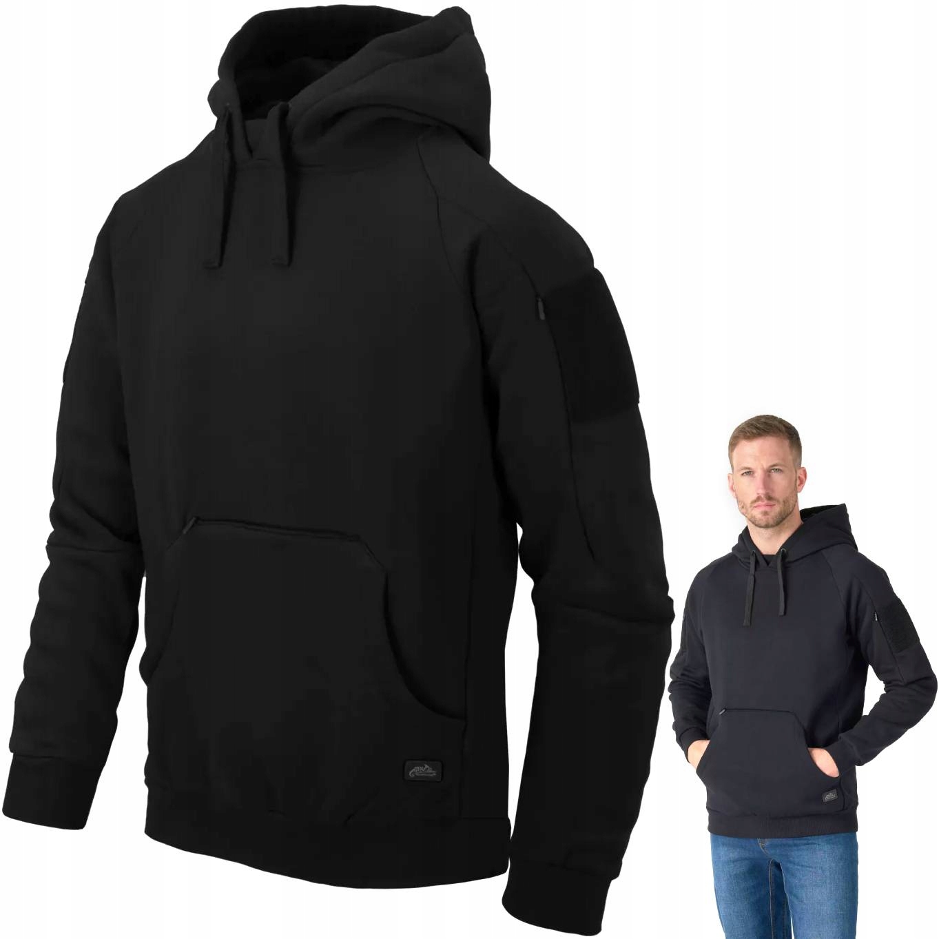 Mikina klokanka s kapucí Urban Tactical Hoodie Helikon Černá vel. S