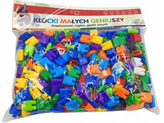 

Askato Klocki małych geniuszy Cegiełki