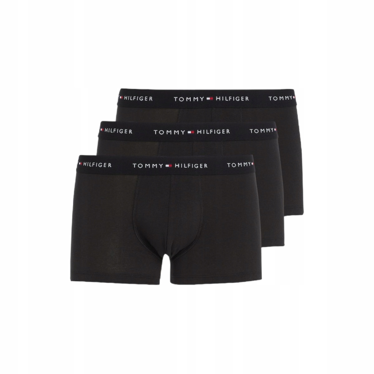 Tommy Hilfiger Pánské Boxerky Slipy 3 Páry Wb Trunk Černé vel. M